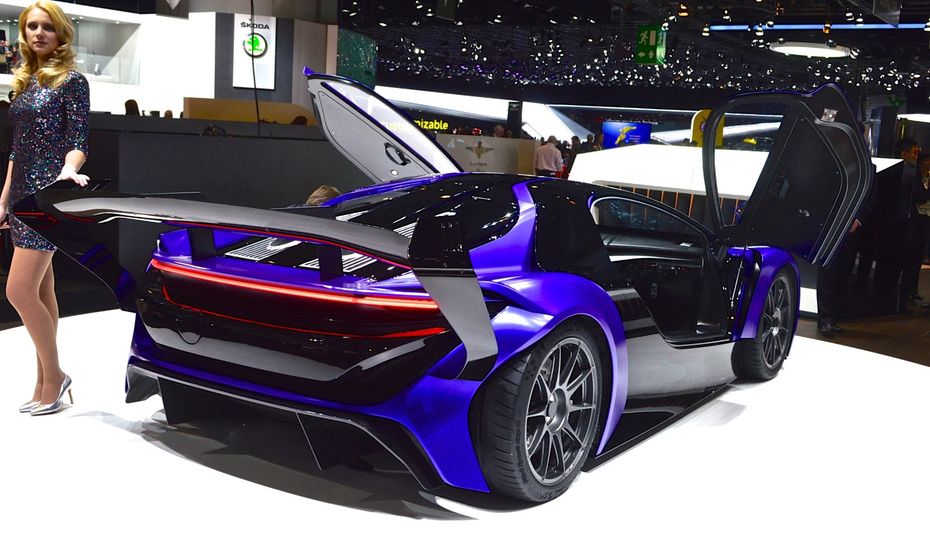 That massive wing will leave quite an impression as the AT96 speeds away