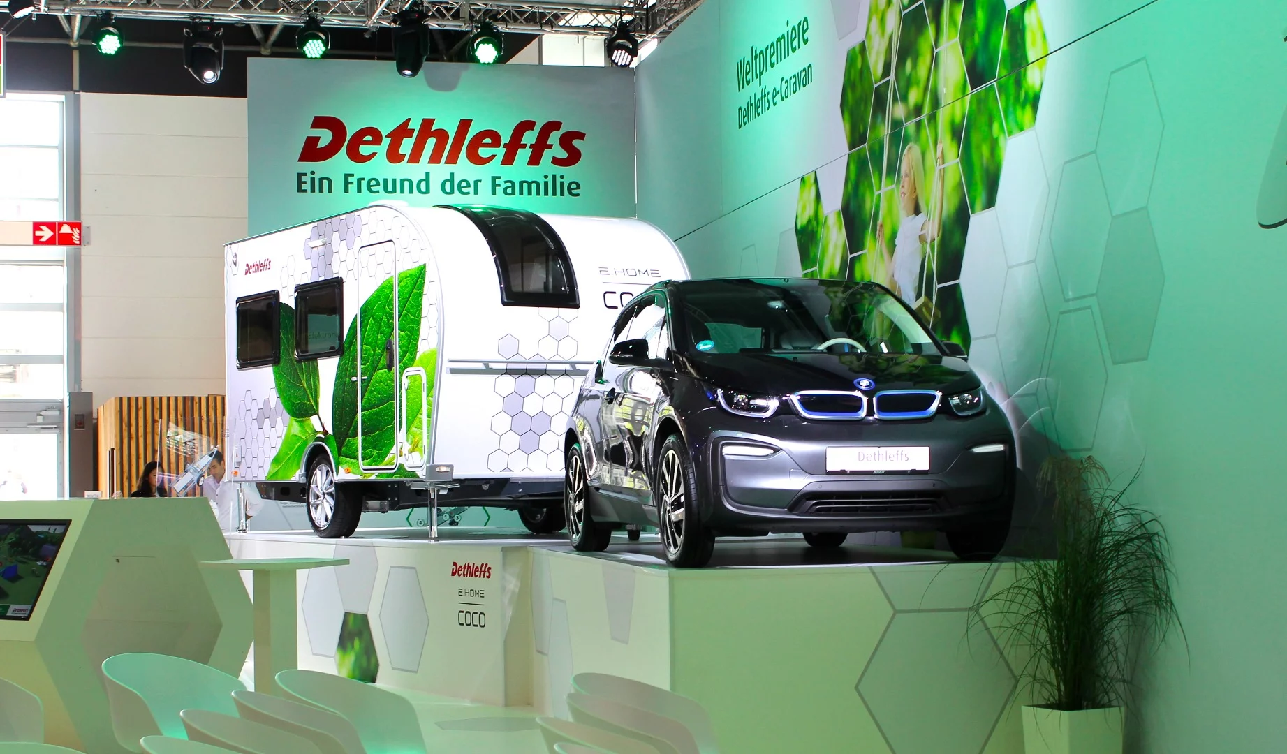 Dethleffs reveals the E.Home Coco on the opening day of the 2018 Düsseldorf Caravan Salon