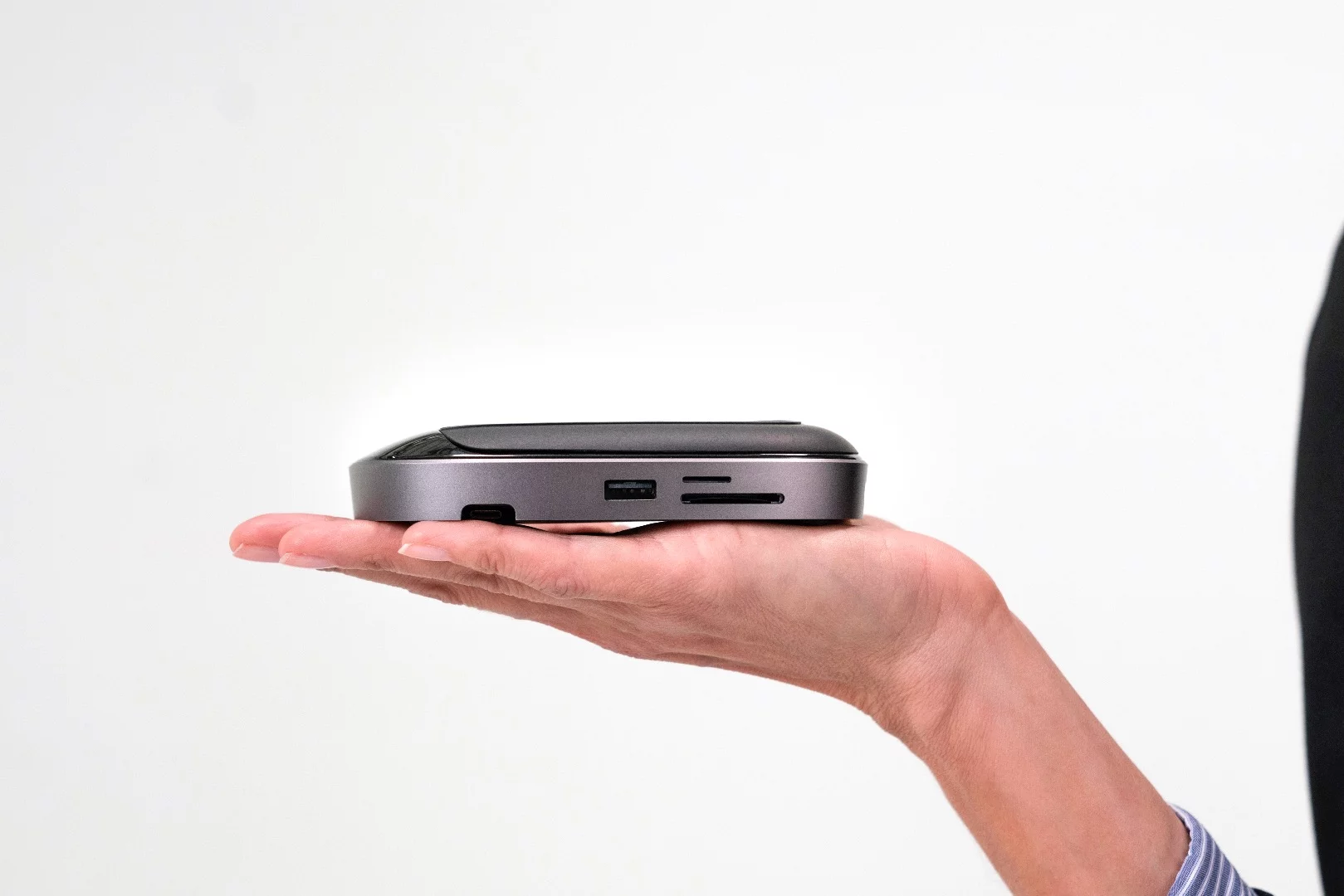 The entire hub is relatively small considering the number of separate dongles it replaces