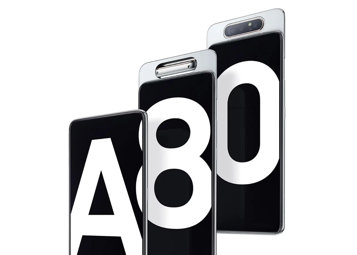 The Samsung Galaxy A80 takes its spot at the top of the new A series
