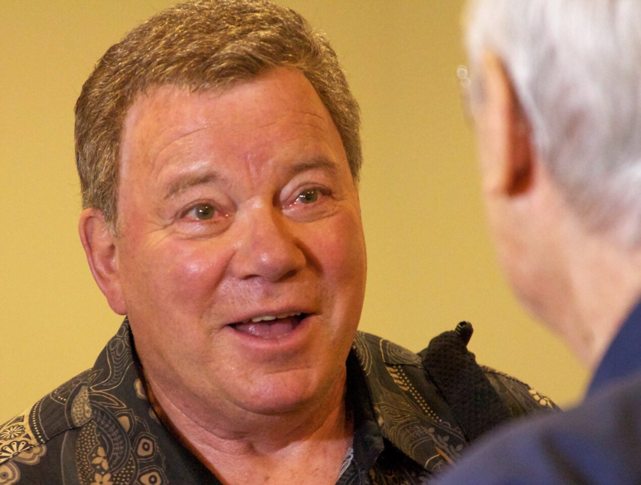 William Shatner in a modest toupee at Comic-Con 2012 (Photo: Keith McDuffee via Wikimedia