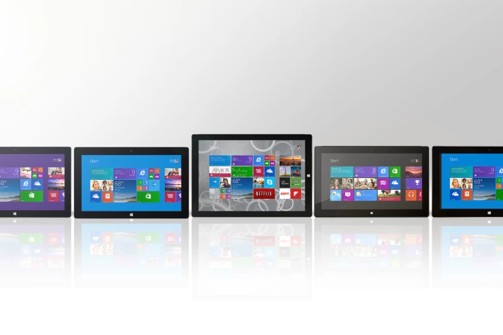 Gizmag compares the features and specs of all five Microsoft Surface 2-in-1s