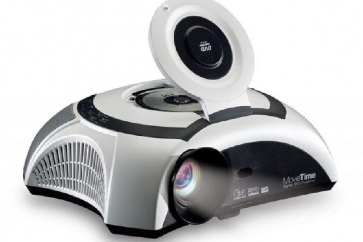 Digital Projector with Integrated DVD Player instant home theatre