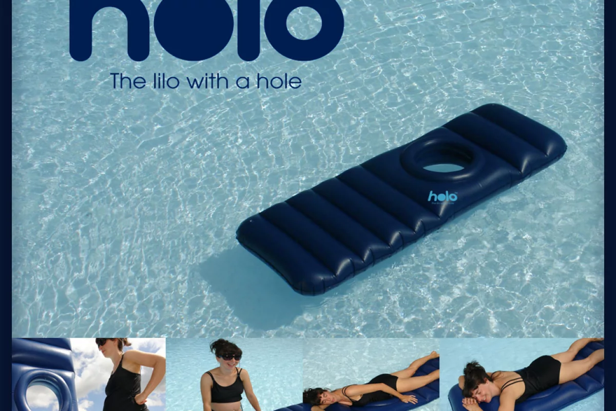 Holo lilo is perfectly shaped for a baby bump