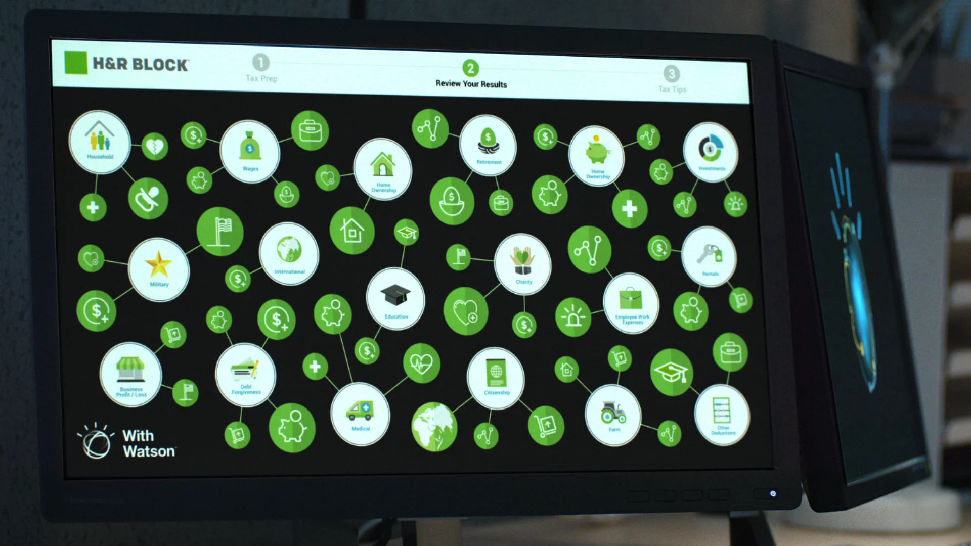 H&R Block will roll out technology that incorporates IBM Watson at approximately 10,000 branch offices across the US
