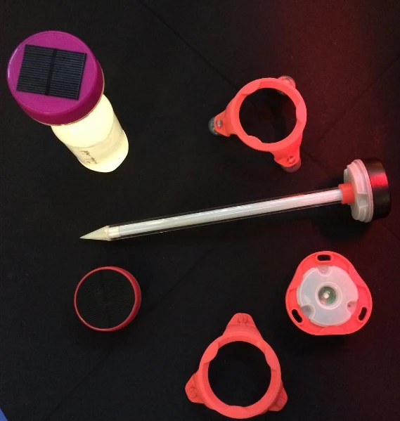 The Suli light turns bottle into lantern and mounts in a variety of ways with the available accessories