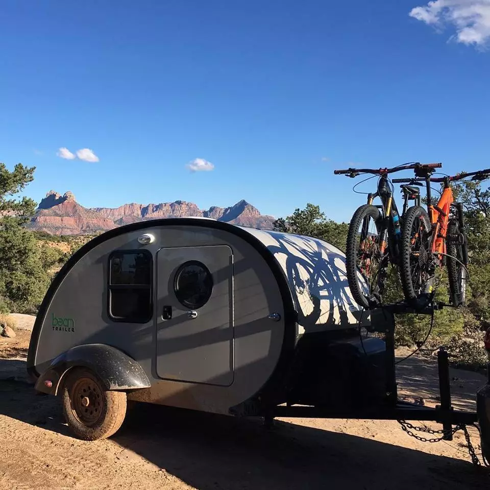 The Bean Trailer provides a view of Southern Utah's red rock country