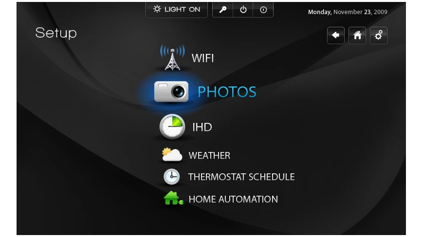 SilverSTAT 7 setup screen
