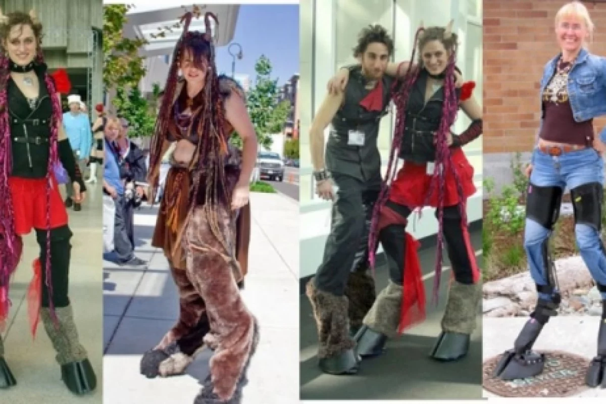 Kim Graham's Digitigrade centaur legs costume