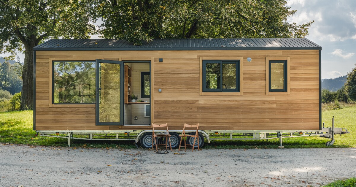 Compact Kangourou tiny house for small families Compact Kangourou tiny house for small families