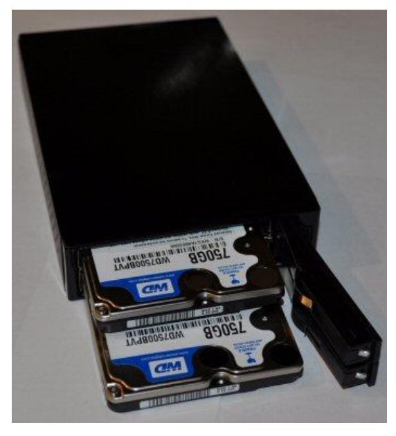 If one PopDrive HDD fails, it can be replaced without fear of data loss