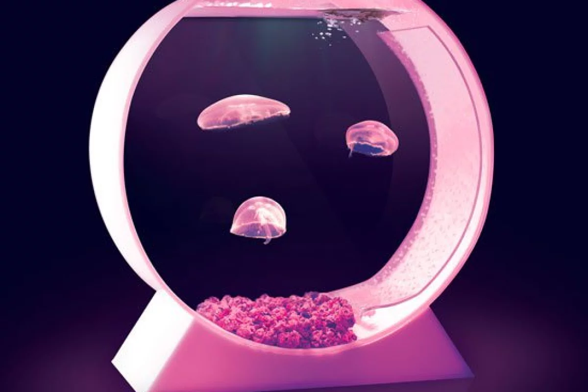The Desktop Jellyfish Tank is an aquarium designed specifically for the keeping of jellyfish