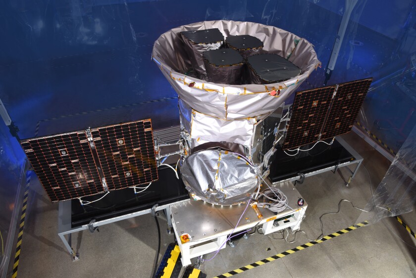 The Transiting Exoplanet Survey Satellite (TESS) will place wide-field cameras into high-Earth orbit