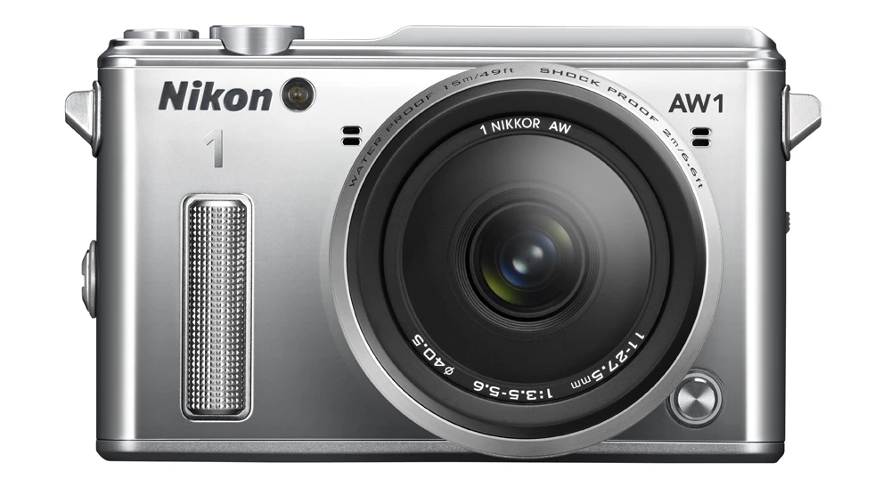 The Nikon 1 AW1 will be available in black, silver or white from October and will cost US$800 with a 11-27.5-mm kit lens