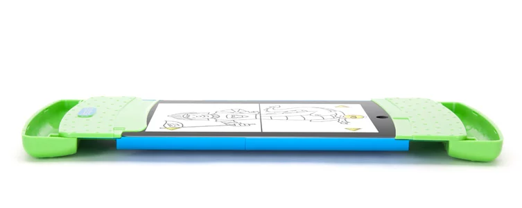 The Crayola Trace and Draw case is made of shatter-resistant polycarbonate plastic