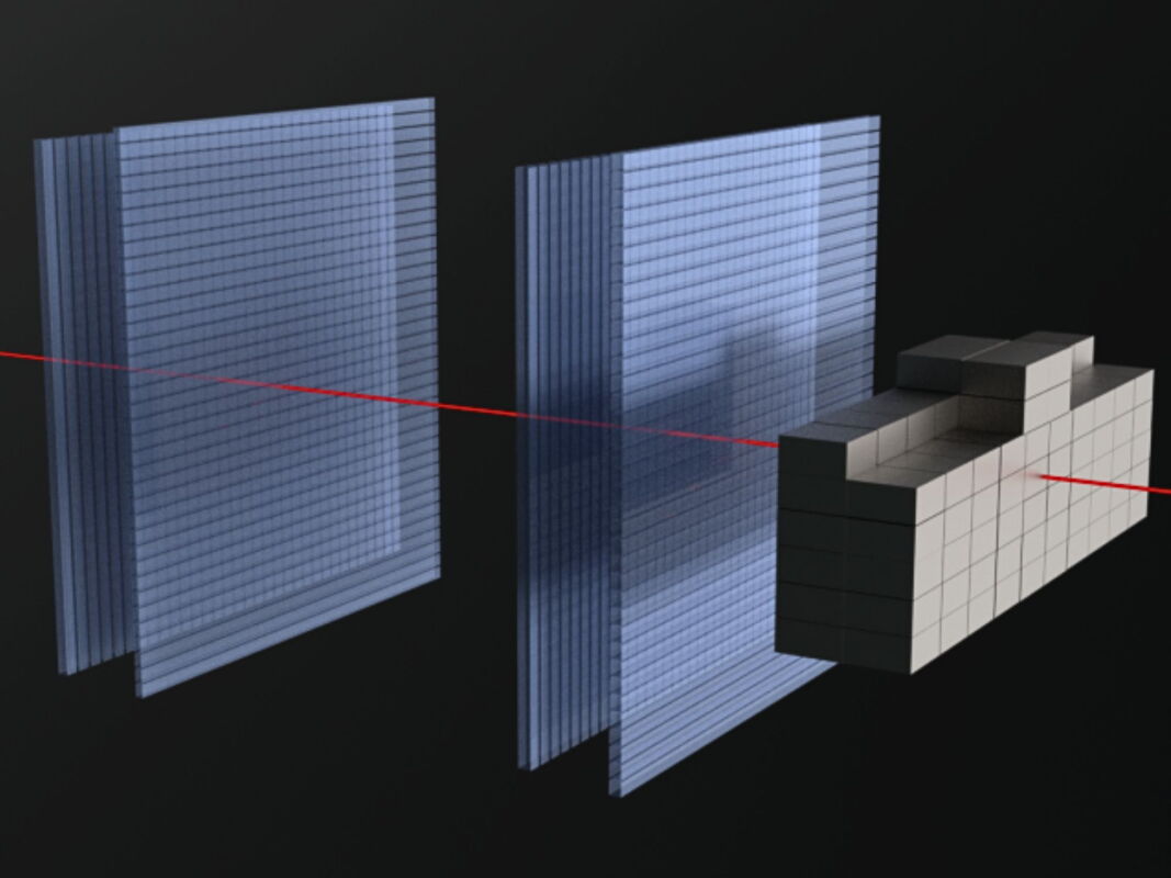 A laser just photographed objects through six feet of concrete