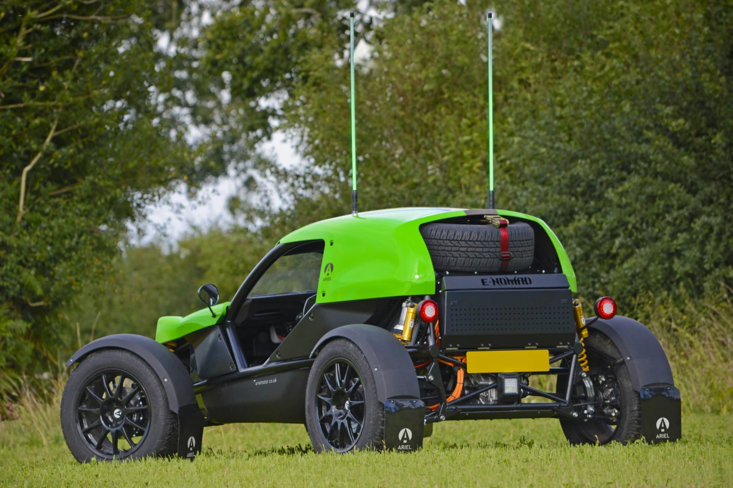 The E-Nomad doesn't appear as rugged or capable as the original ICE Nomad, but it's designed to optimize weight, aerodynamics and carbon reduction