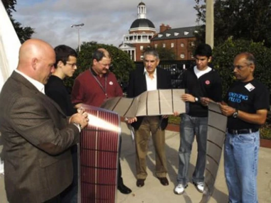 The Power Plastic thin film used in the Powerbrella canopy