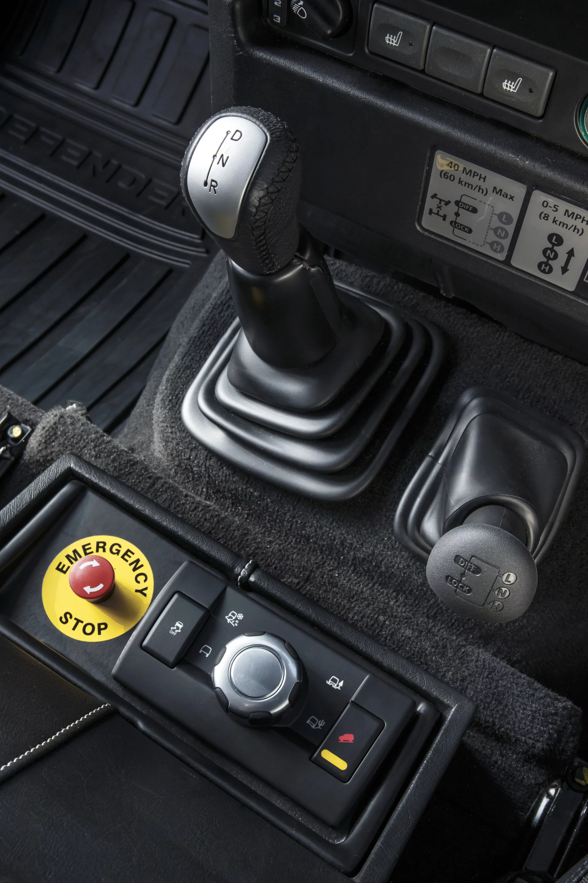 Electric Defender retains manufacturer's all wheel drive system with permanent four-wheel drive and Hill Descent system