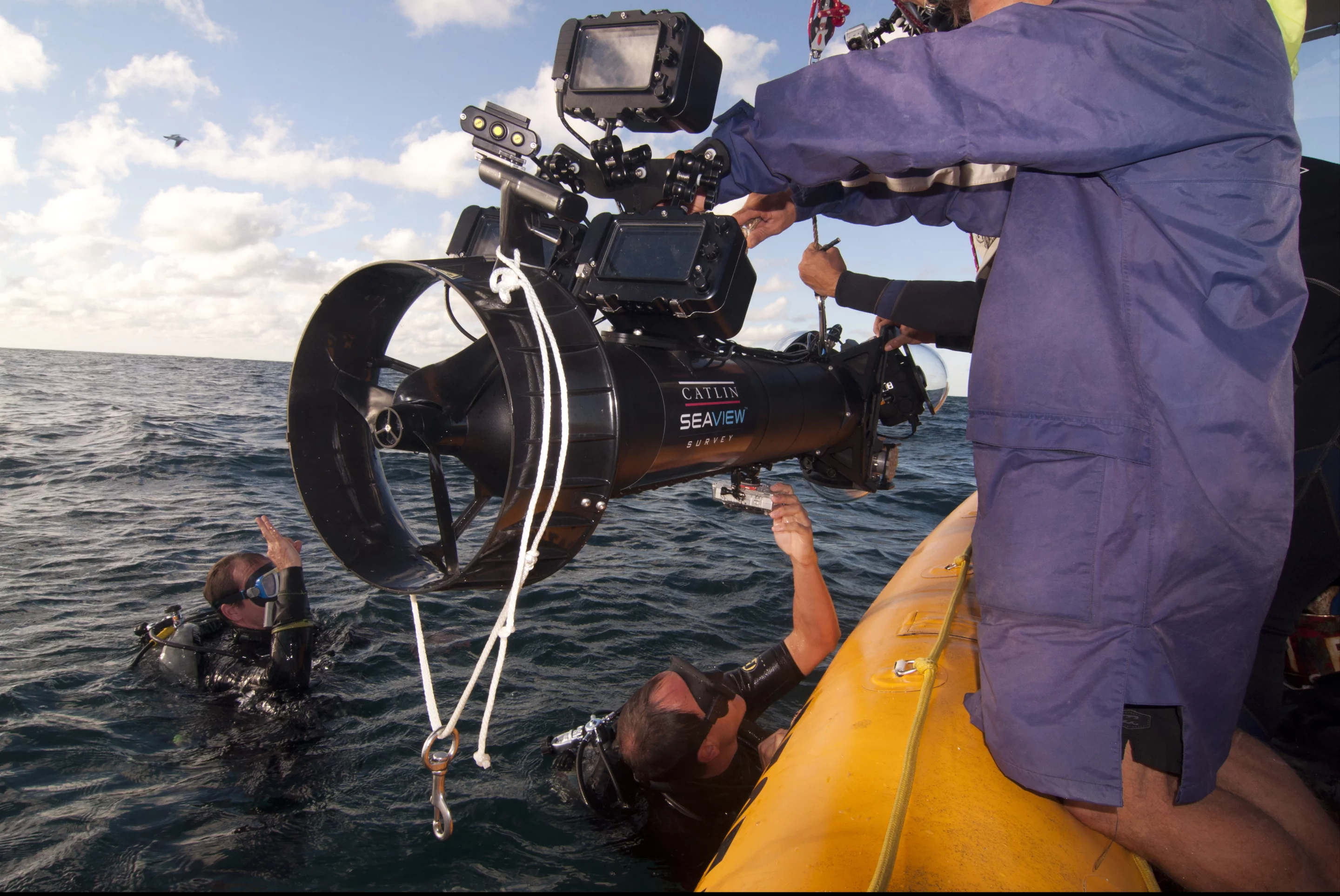 The SVII is also the world's first underwater, tablet-operated camera, which allows the scientists gathering the images to access various data they've already collected while in the middle of a dive