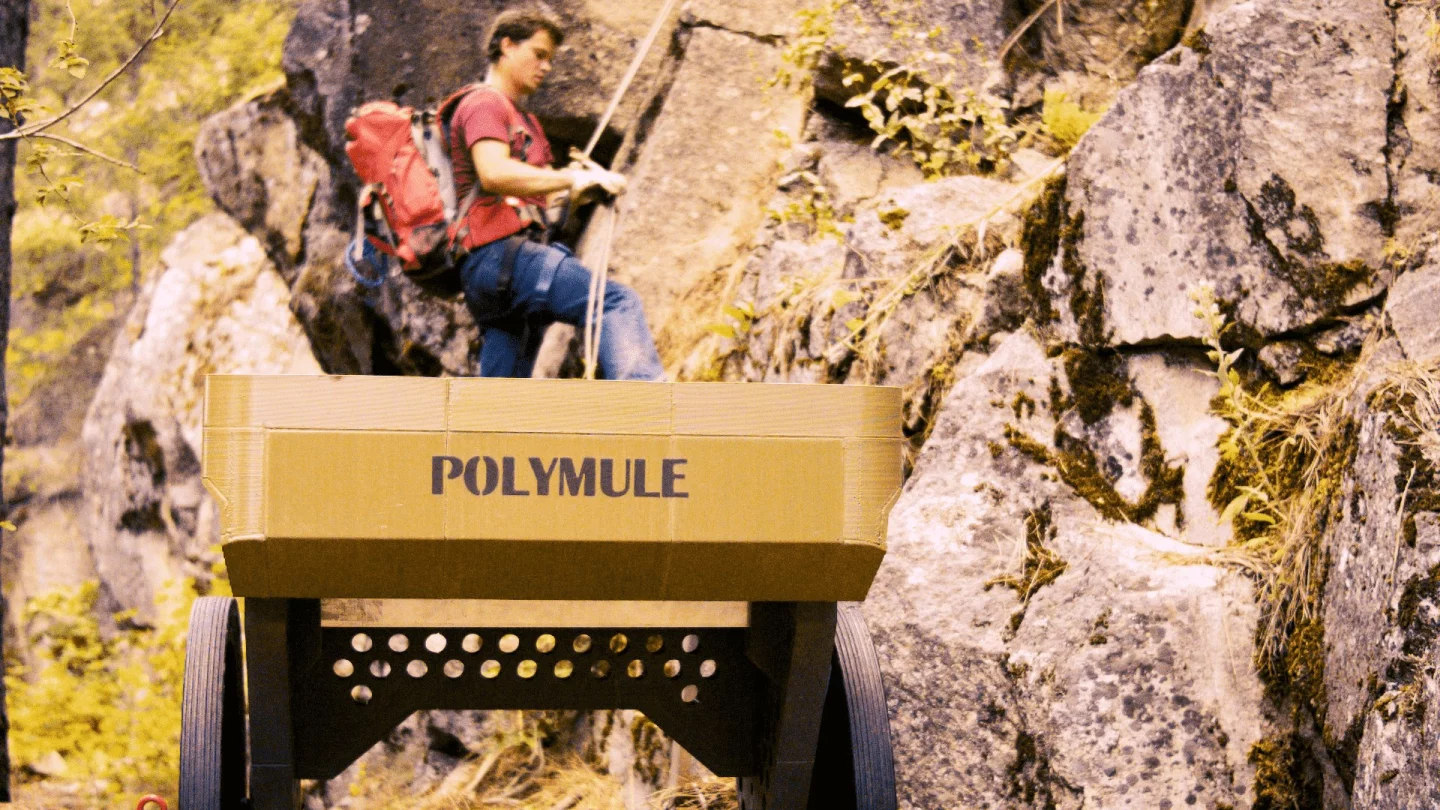 The Polymule is made of UV and cold-resistant polyethylene