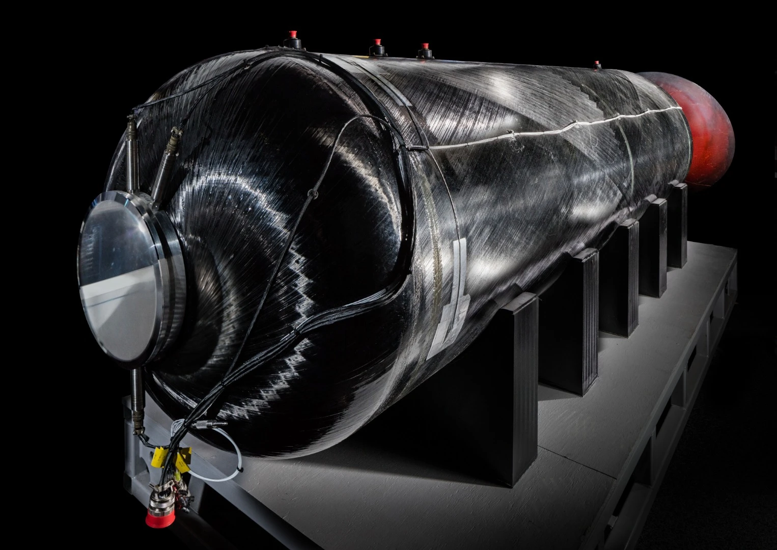 Front of the SpaceShipTwo rocket motor
