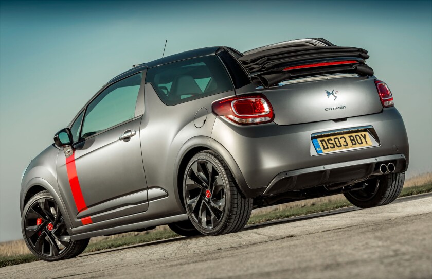 The Cabrio roof offers the best of both worlds – top-down motoring and the secure, warm, sound-proof environment of a sedan