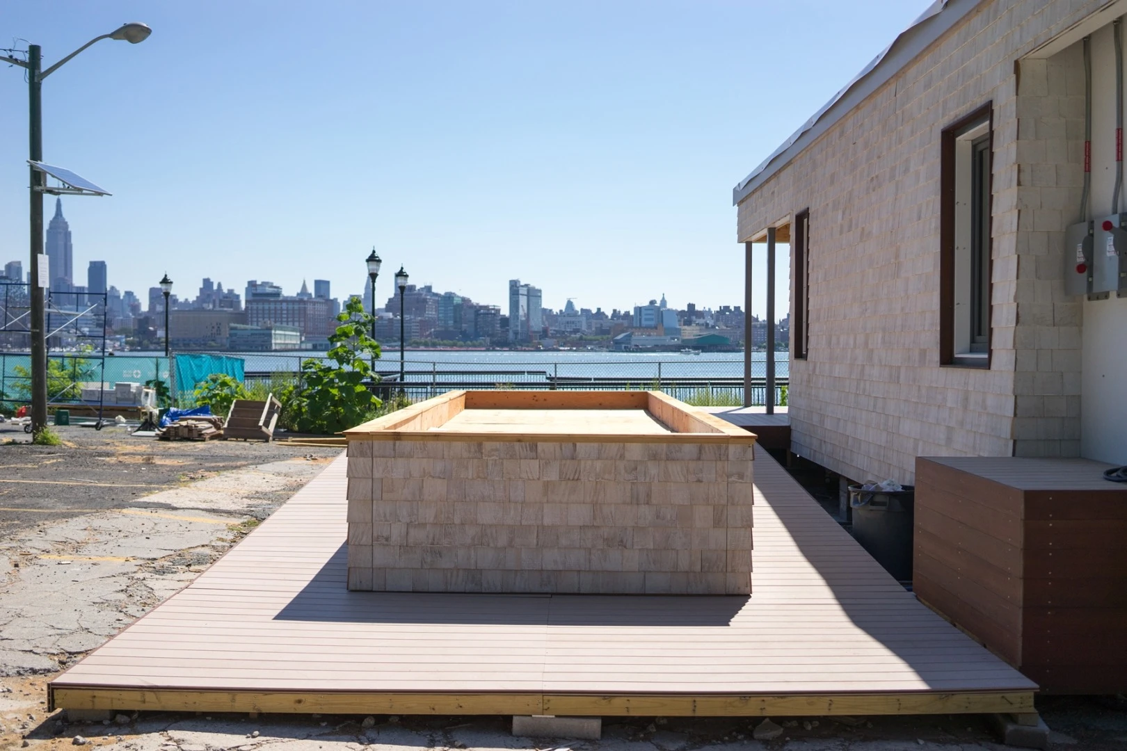 The Sure House has fiber-composite siding developed in conjunction with its other storm resilient features