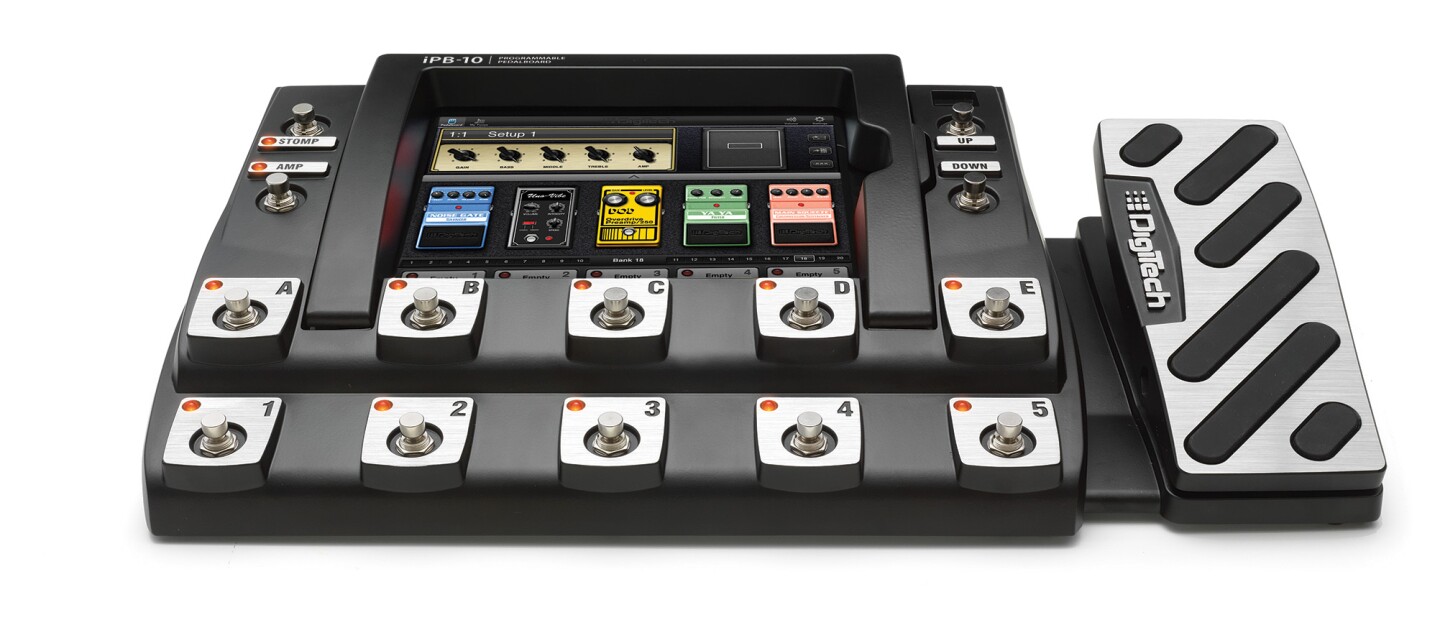 DigiTech introduces programmable iPad pedalboard