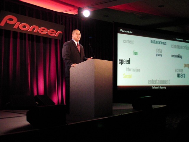 Ted Cardenas, Director of Product Planning for Pioneer Electronics at CES 2010