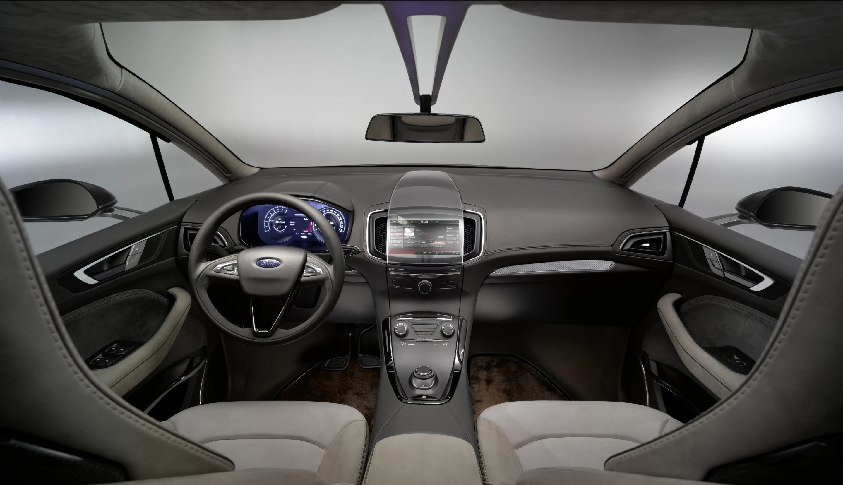 The Ford S-Max Concept's dashboaard
