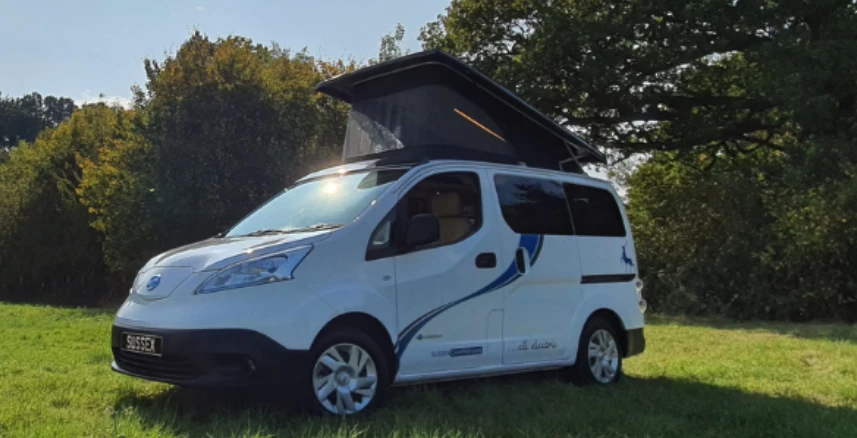 Electric camper vans are slowly becoming more viable, and the Sussex e-NV200 Camper Car looks like a nice option for city dwellers that don't travel too far to camp