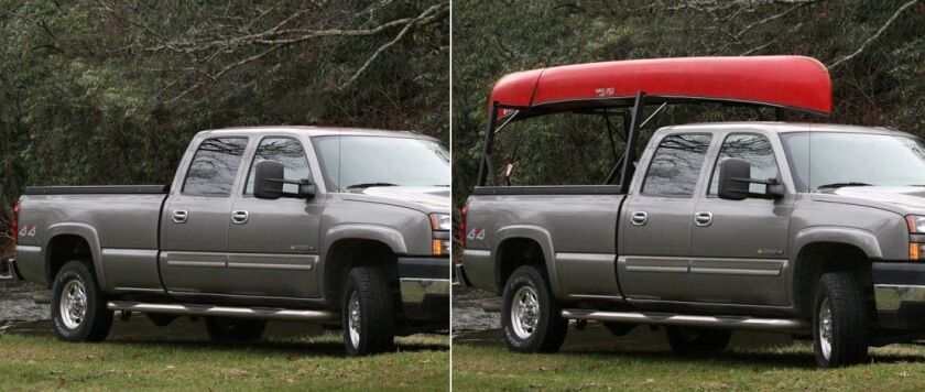 The Invis-A-Rack folds away when not in use