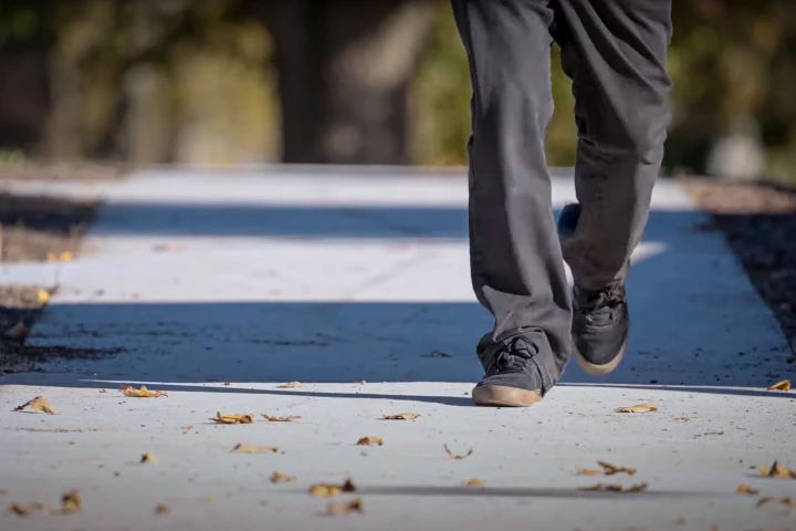 The first-ever coffee concrete sidewalk is now being put to the test