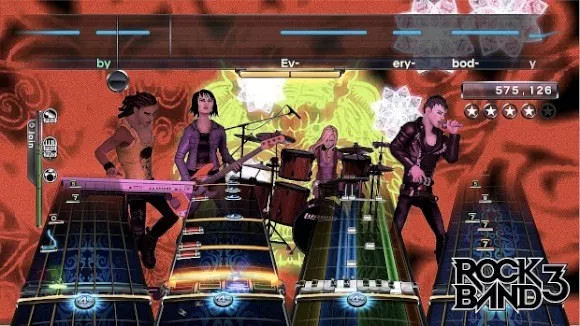 Traditional gameplay now allows up to seven players to rock out at once