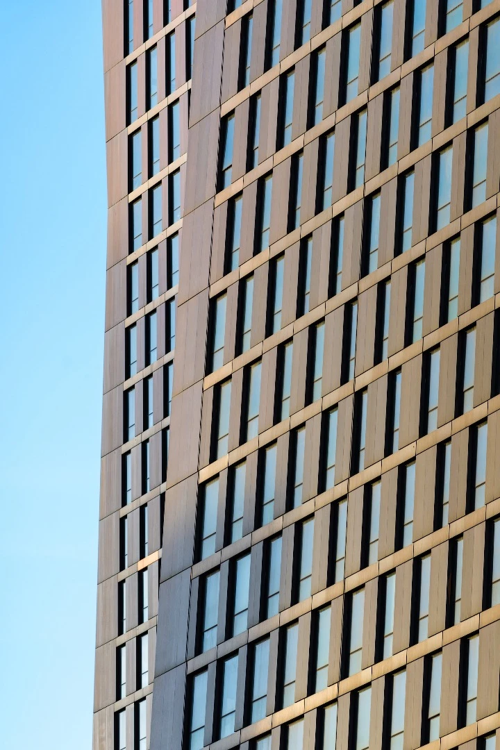 The American Copper Buildings rise to a height of 41 and 48 stories respectively