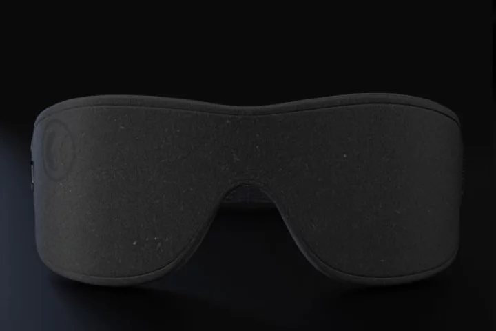 The LUMI mask blocks out surrounding light just like a traditional sleeping mask but also contains LED lighting that simulates a sunrise to gently wake you up the next morning