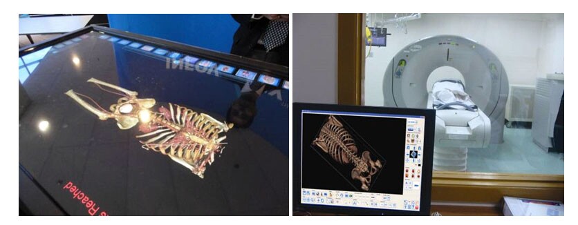 Smart touch LCD Screen and high performance visualization graphic workstation