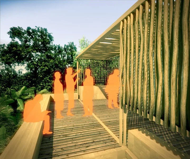 The designers conceived the house in a way to promote social interaction