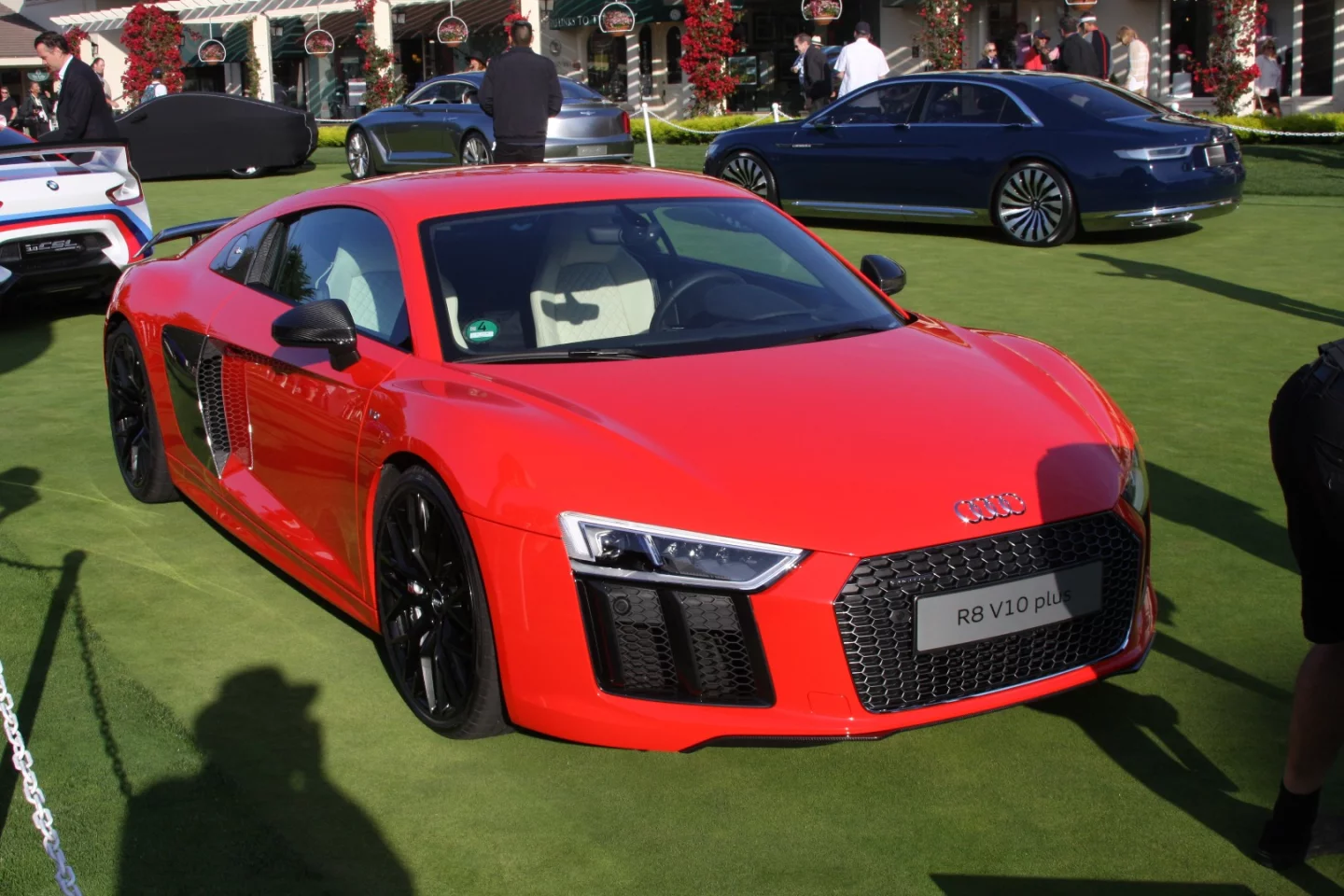 An Audi on the concept cars display at Pebble Beach.