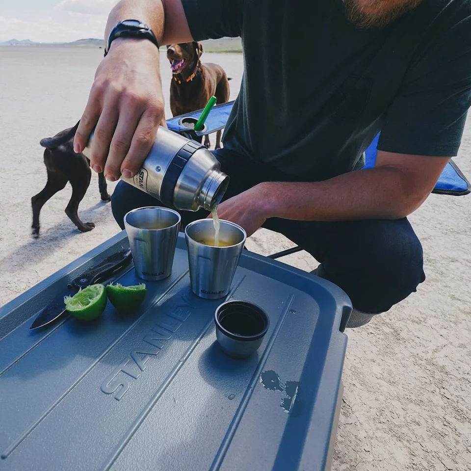 The Adventure Happy Hour set's citrus reamer is a nice inclusion that expands its go-anywhere cocktail-making capabilities