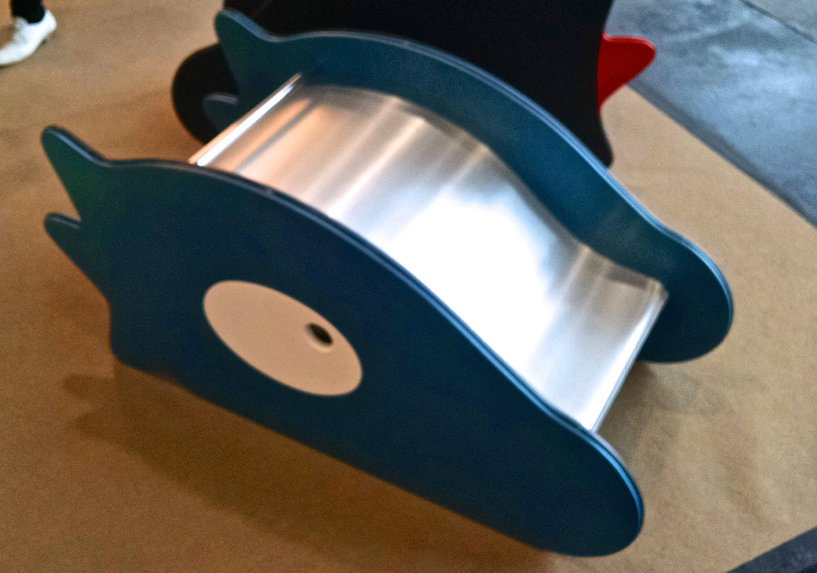 The Nadin Huber Carlinero is a table, a play cave, a rocker and a slide in one (Photo: C.C. Weiss/Gizmag)