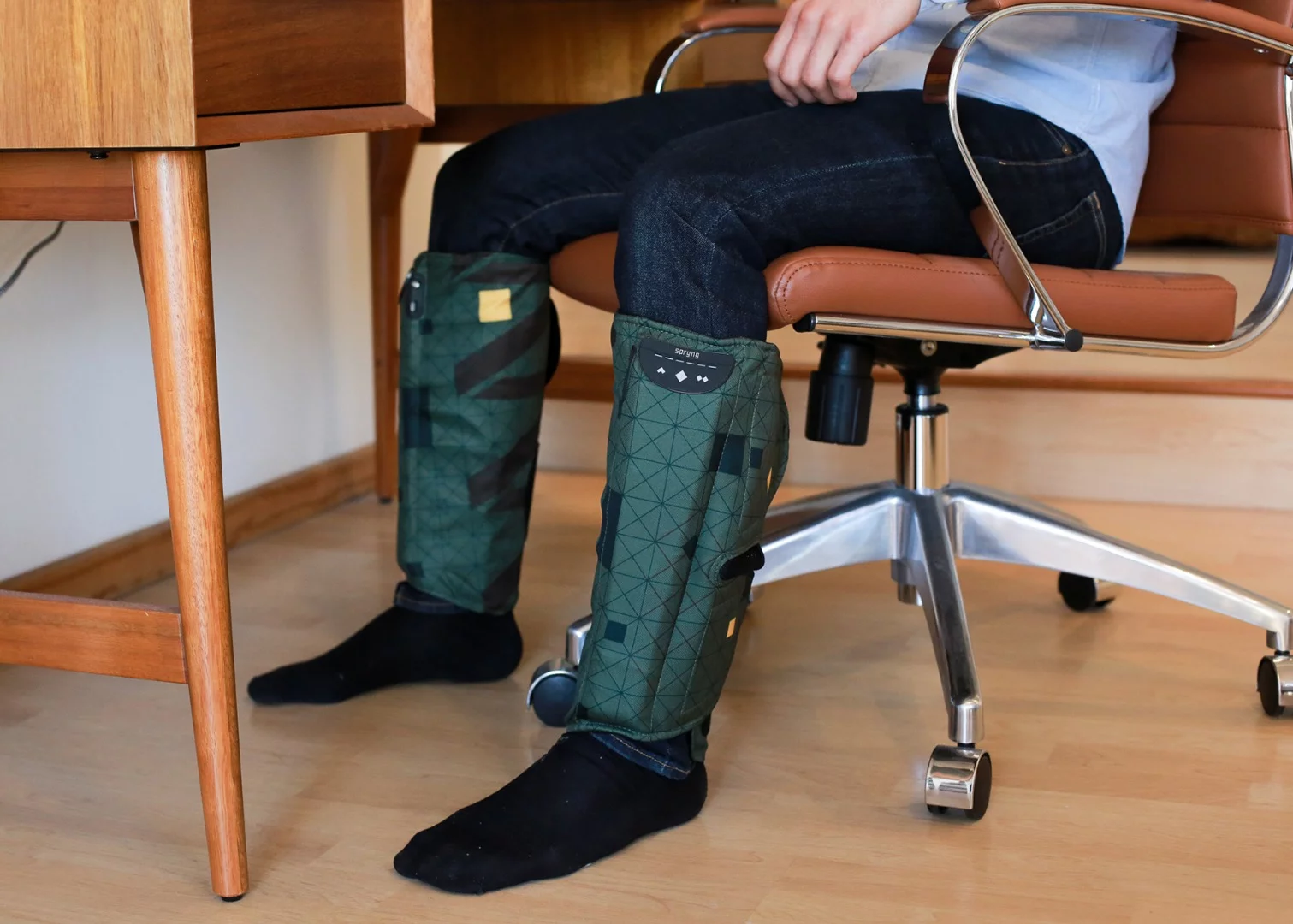 Spryng is able to help with gym recovery and combating the negative effects of sitting down all day