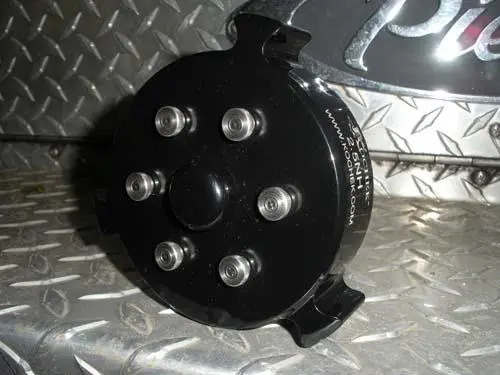 This particular model of HeatSeeker features six stainless steel misting nozzles