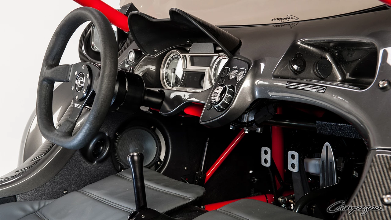 The cockpit of the 20th Anniversary Limited Edition T-REX