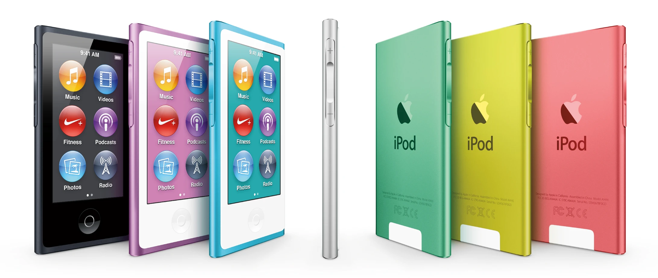 The new iPod nano is the thinnest yet