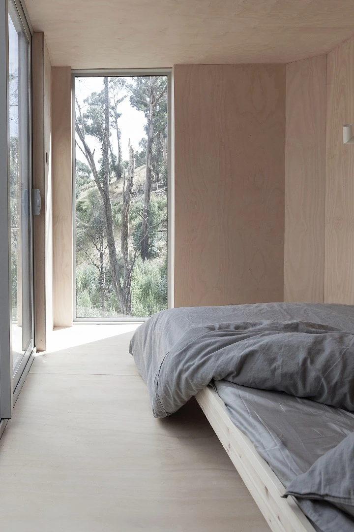 One of House 28's two bedrooms