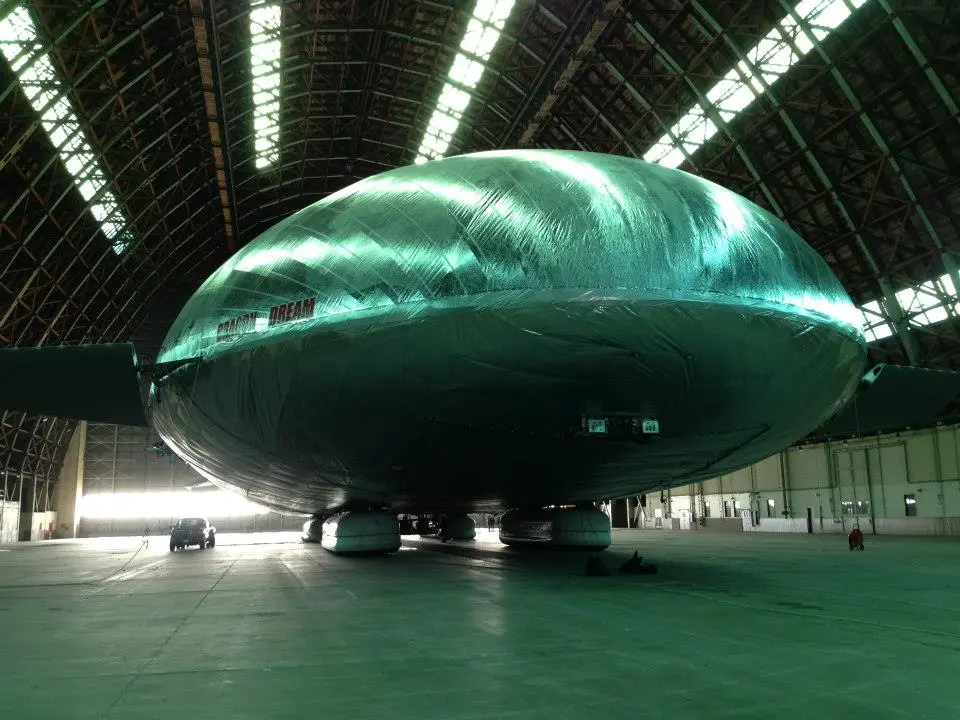 The competed Aeroscraft Aeroscraft airship proof-of-design sub-scale prototype