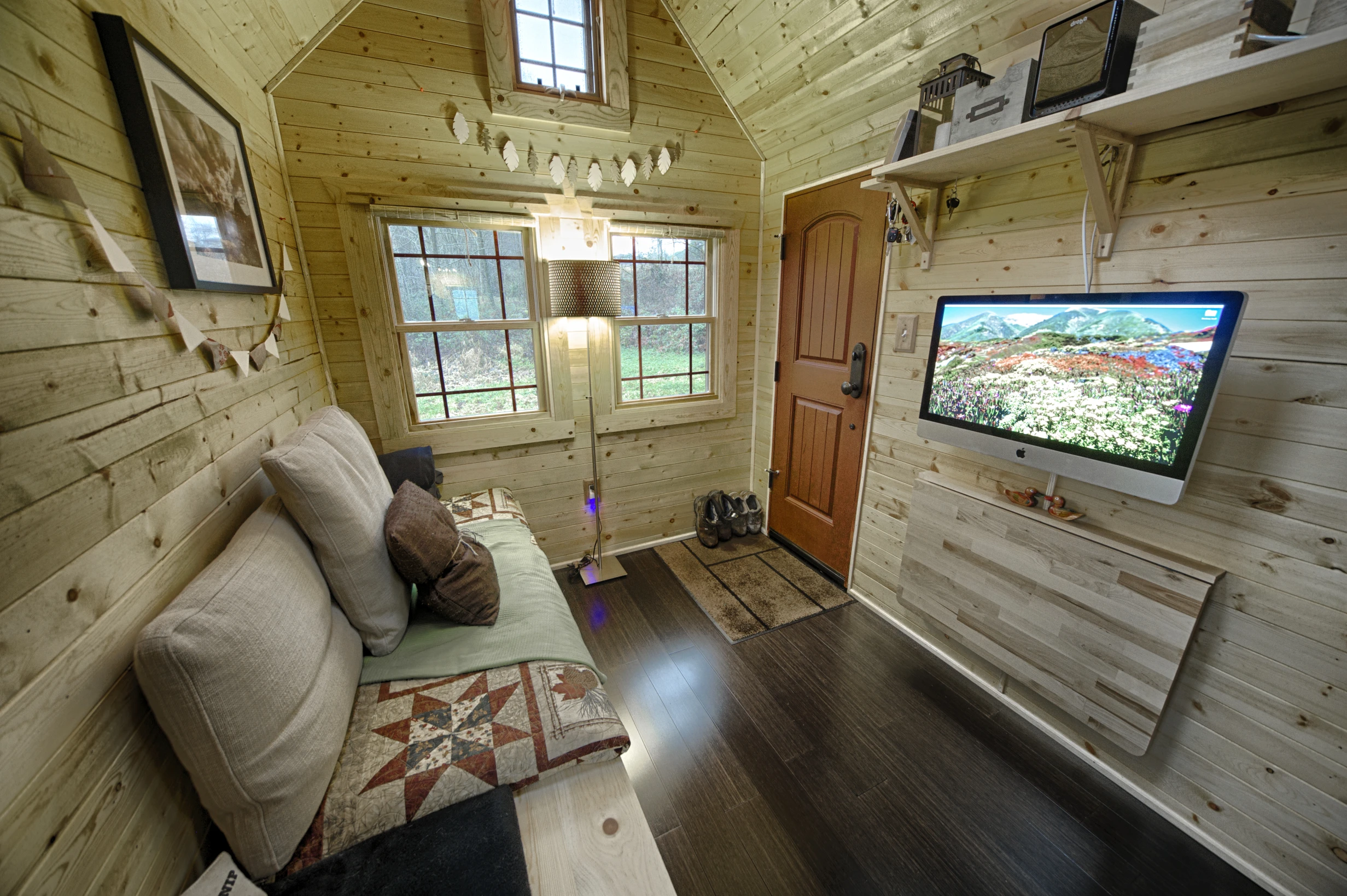Tiny Tack cosy living space (Photo: Christopher Tack)