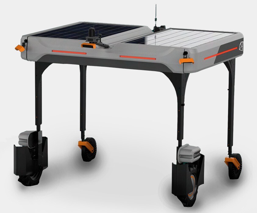 The Solix robot is designed to navigate fields on its own, wirelessly transmitting real-time data